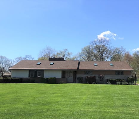 Exterior view of a senior living facility building