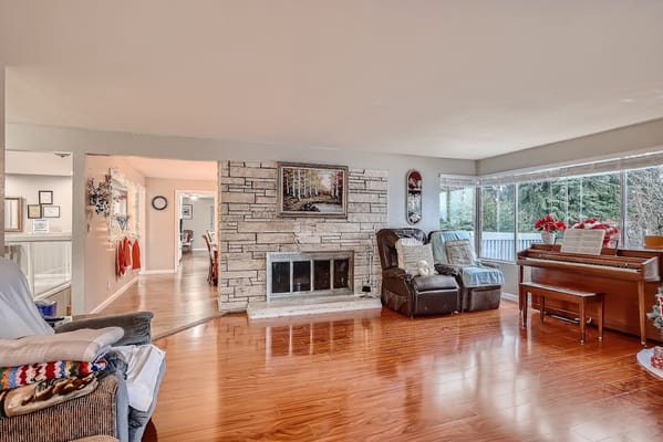 Bright interior common area with seating and natural light