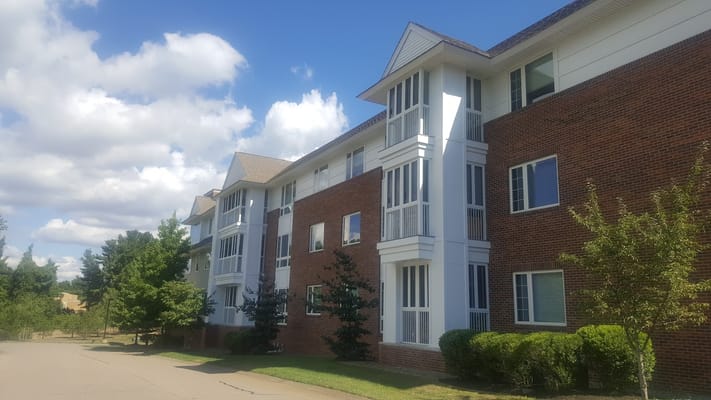 Exterior view of the Fuller Village facility building