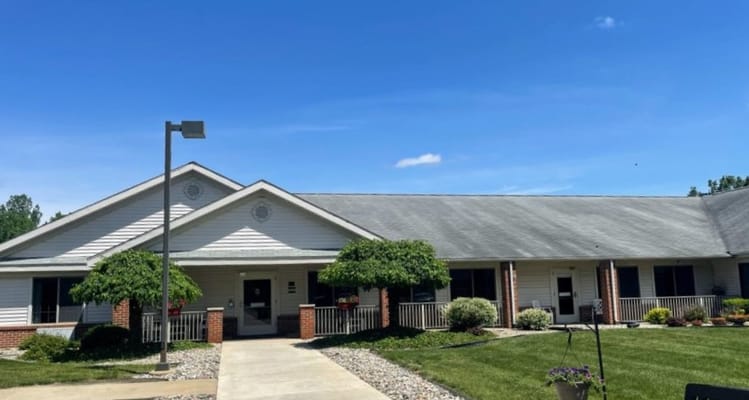 Exterior view of the assisted living facility