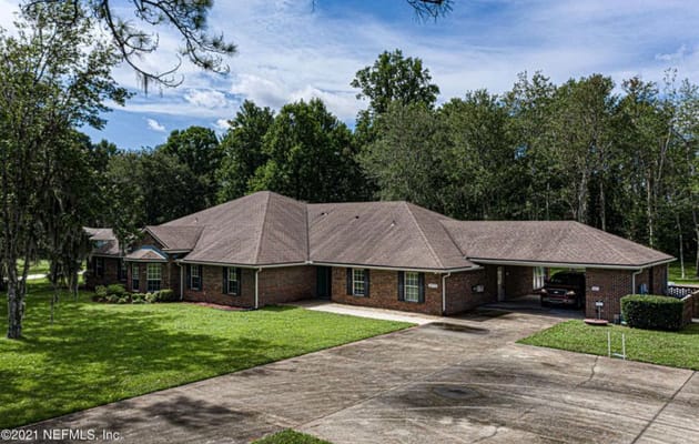 Exterior view of Spring Garden Senior Living facility