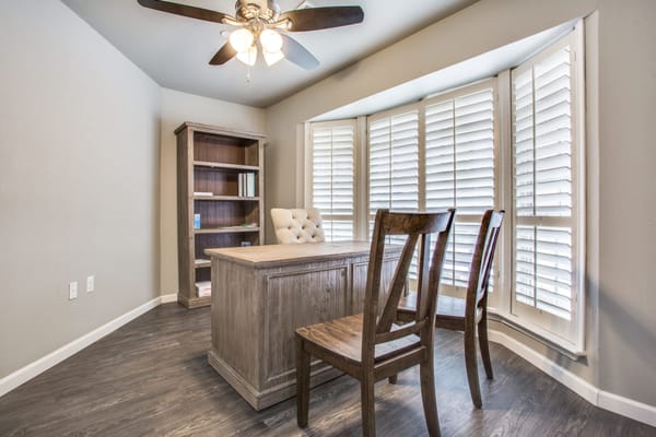 Bright interior of a simple office space