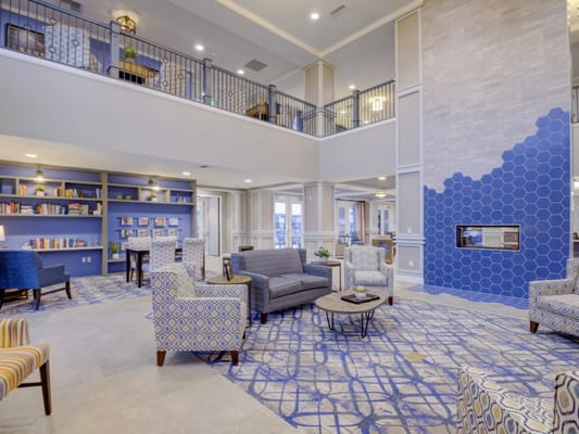 Interior common area with seating and decor