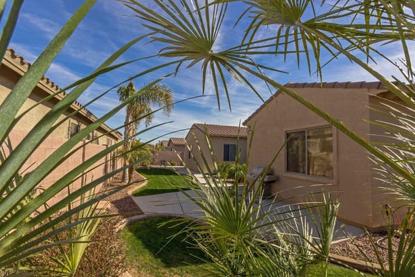 View of landscaped outdoor space at the facility