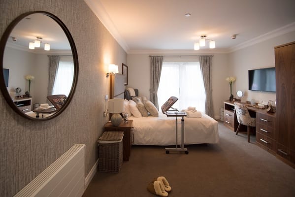 Cozy private resident room with elegant decor