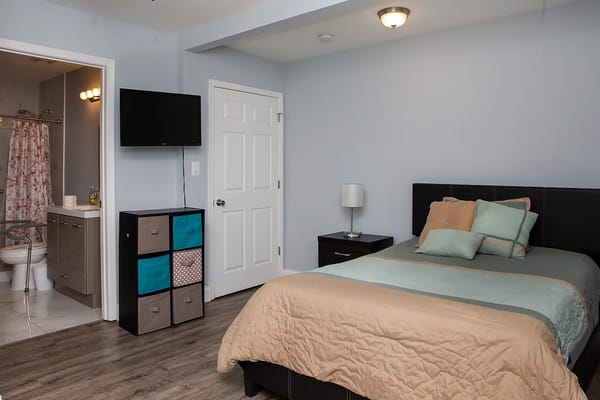 Cozy resident room with modern decor