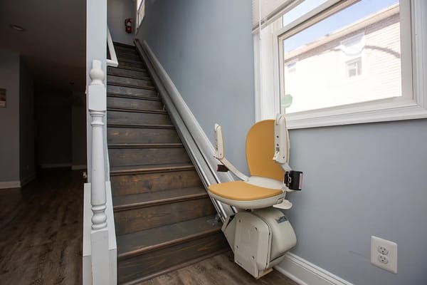 Stairlift in an interior setting