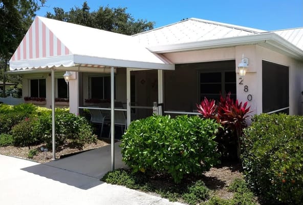 Exterior view of Inglenook House with landscaping