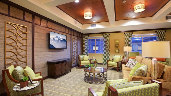 Interior common area with seating and decor