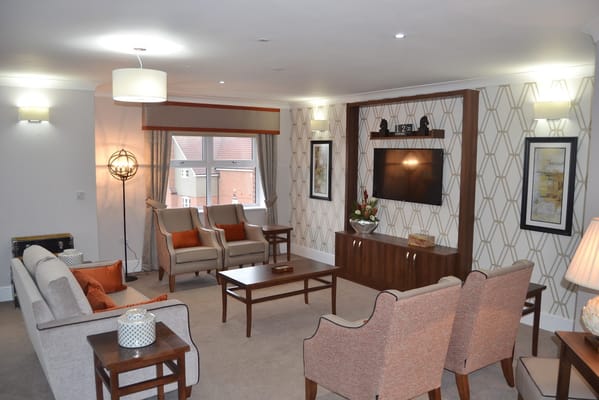 Interior common area with seating and decor