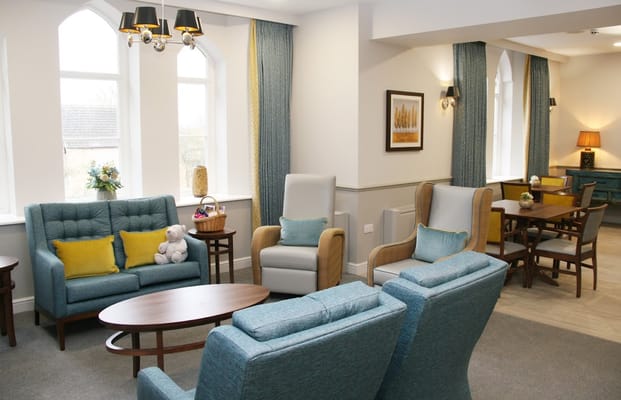 Common area with comfortable seating and decor