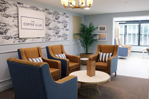 Cozy common area with comfortable seating and decor