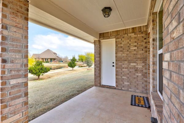 Entrance view of the facility with outdoor space