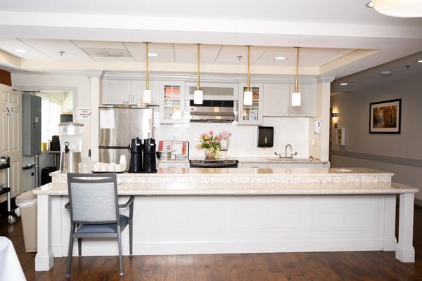 Interior view of a cozy kitchen area