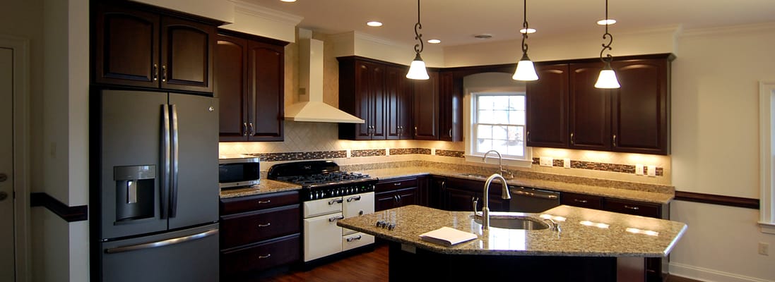 Modern kitchen in a senior living facility