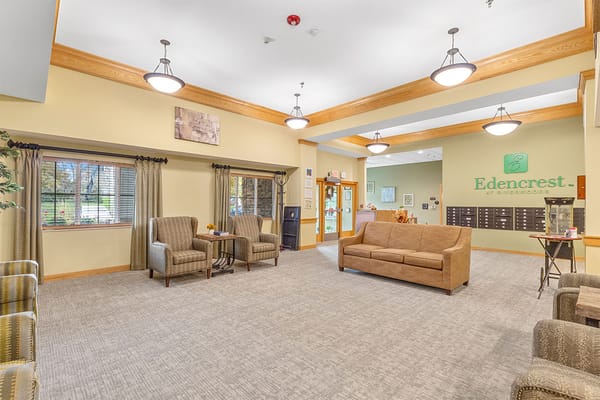 Interior common area with seating and decor