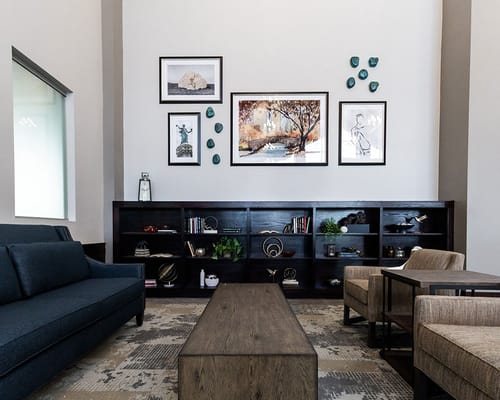 Interior common area with seating and decor