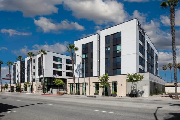 Exterior view of the Westmont of Culver City building