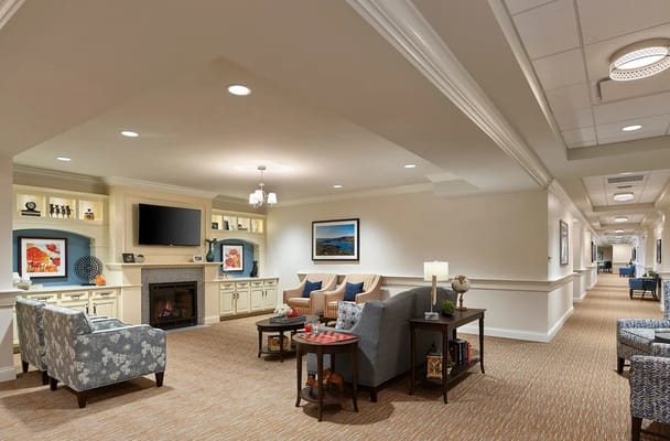 Interior common area with seating and decor