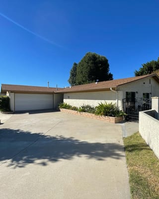 Exterior view of an elderly care home facility