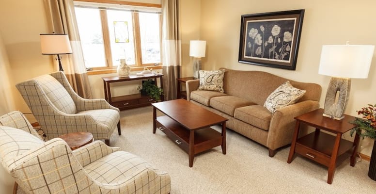 Cozy common area with comfortable seating