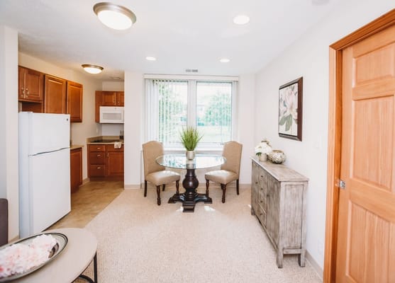 Cozy interior of a resident's living space