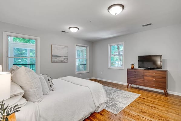 Cozy private resident room with natural light