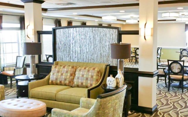 Interior common area with comfortable seating