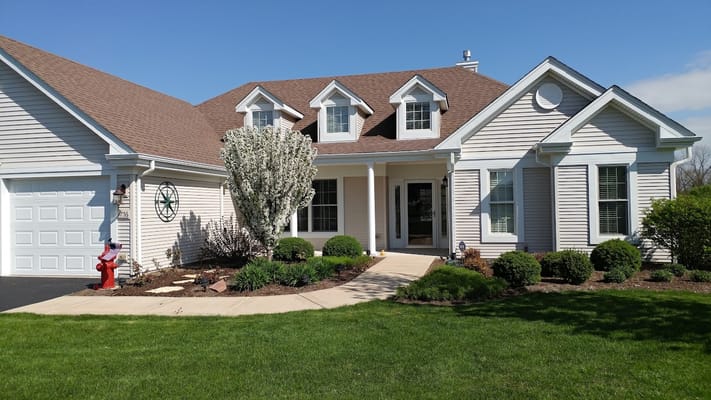Well-maintained front entrance of Westwood Oaks Independent Living facility