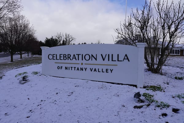 Exterior sign of Celebration Villa of Nittany Valley