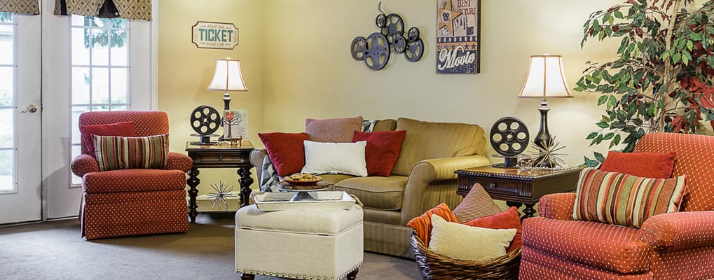 Cozy common area with comfortable seating