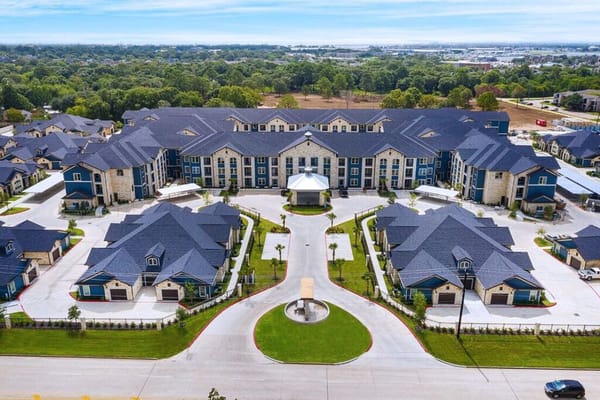 Aerial view of the Chesapeake Bay facility and surroundings