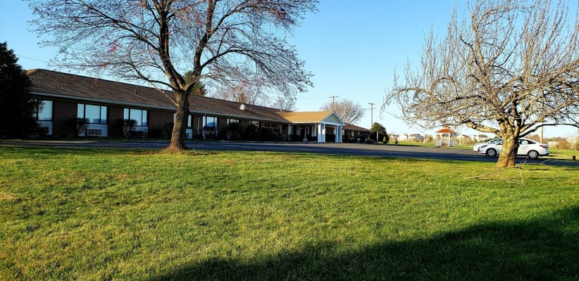 Exterior view of the Blue Ridge Christian Homes facility