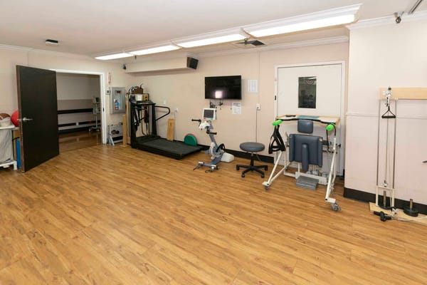 Interior view of a rehabilitation exercise room