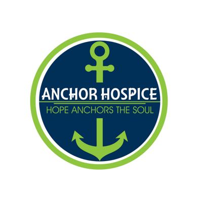 Anchor Hospice logo with anchor design