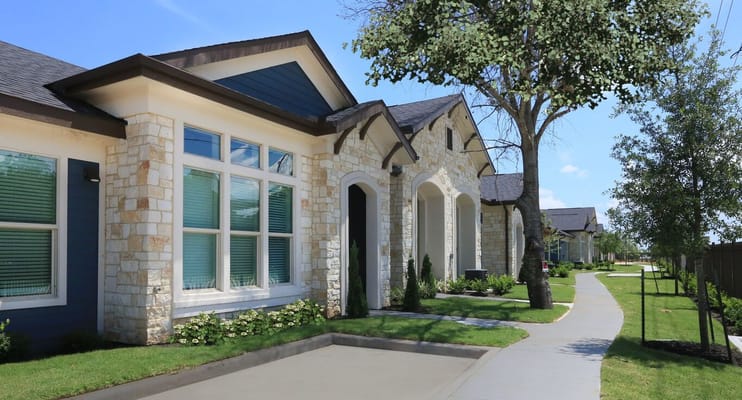 Exterior view of the assisted living facility