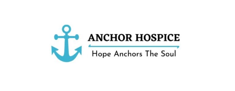 Logo for Anchor Hospice with anchor design
