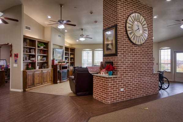 Interior common area with seating and decor