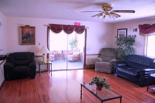Interior common area of an assisted living facility