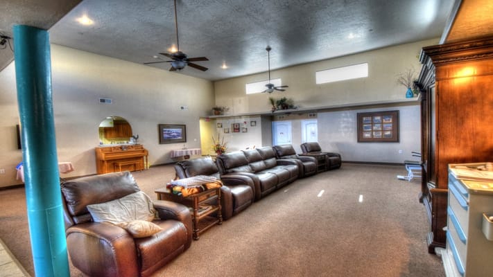 Interior common area with seating and decor