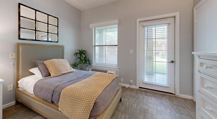 Cozy private resident room with natural light
