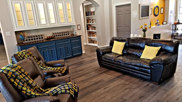 Comfortable seating area in a welcoming interior