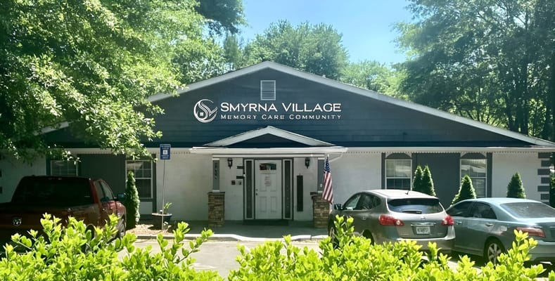 Exterior view of Smyrna Village facility entrance