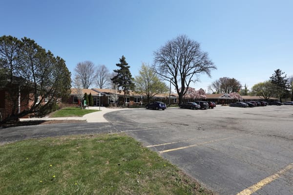 Exterior view of St. Anne's Mead Assisted Living facility