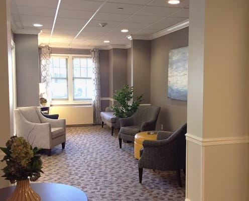 Interior common area with seating and decor