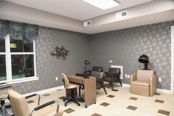 Interior lounge area with seating