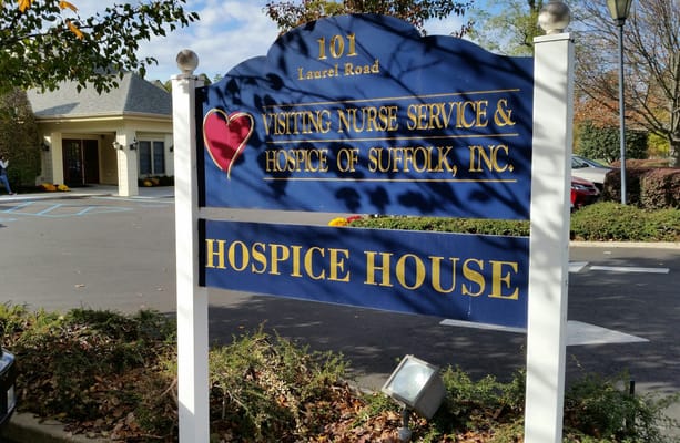 Sign for Visiting Nurse Service and Hospice Care