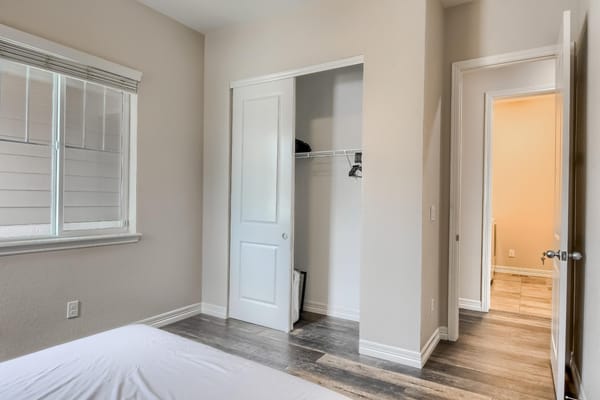 Interior view of a private resident room