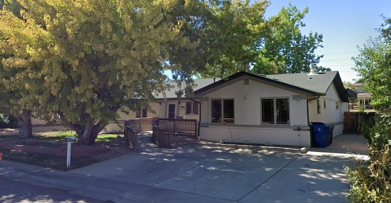 Exterior view of Rose of Sharon Assisted Living facility