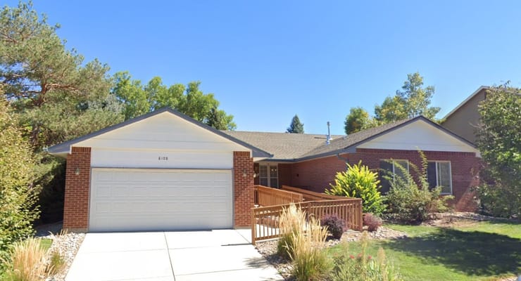 Exterior view of Rose of Sharon Assisted Living facility